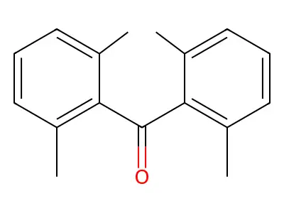 Bis-(2,6-dimethyl-phenyl)-methanone structure
