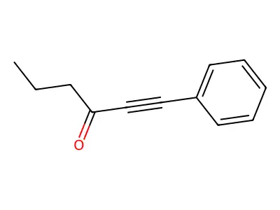 1-Phenyl-1-hexyn-3-one structure