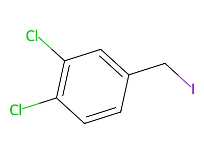 1,2-Dichloro-4-(iodomethyl)benzene structure
