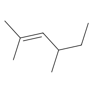 2,4-Dimethyl-2-hexene structure