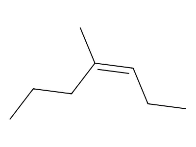 (Z)-4-Methylhept-3-ene structure