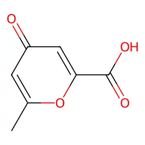 6-Methyl-4-oxo-4H-pyran-2-carboxylic acid structure