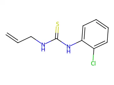 Urea, 1-allyl-3-(o-chlorophenyl)-2-thio- structure