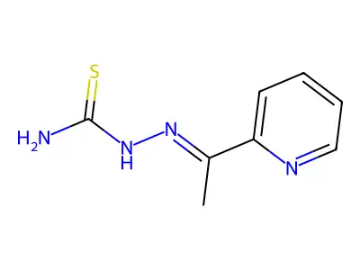 Hydrazinecarbothioamide, 2-(1-(2-pyridinyl)ethylidene)- structure