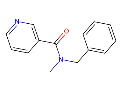 N-benzyl-N-methylnicotinamide structure
