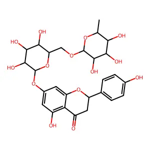 柚皮素7-芸香糖苷 structure