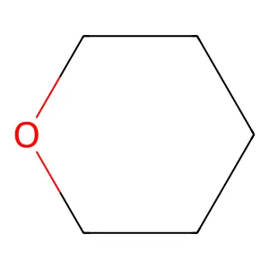 四氢吡喃 structure