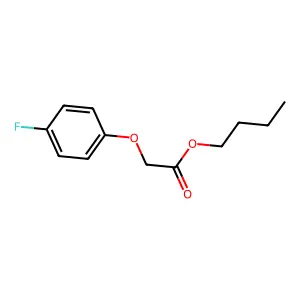 Butyl 2-(4-fluorophenoxy)acetate structure