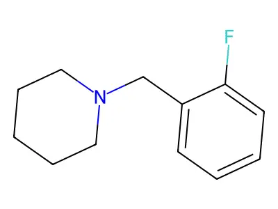 1-(2-Fluorobenzyl)piperidine structure