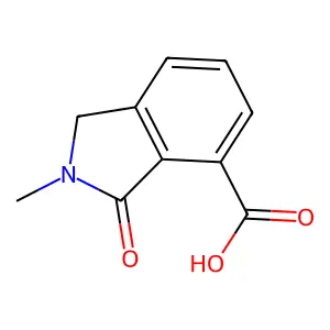 2-Methyl-3-oxoisoindoline-4-carboxylic acid structure