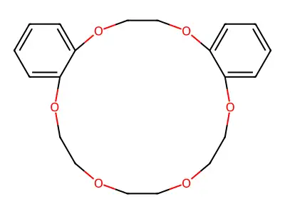 2,4-Dibenzo-18-crown-6 structure