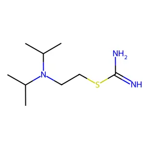 S-(2-(N,N-Diisopropylamino)ethyl)isothiourea structure