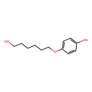 4-((6-Hydroxyhexyl)oxy)phenol structure