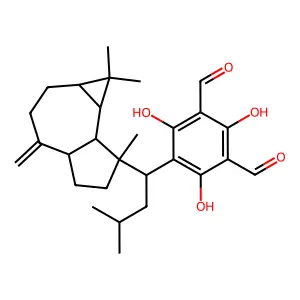 Macrocarpal C structure