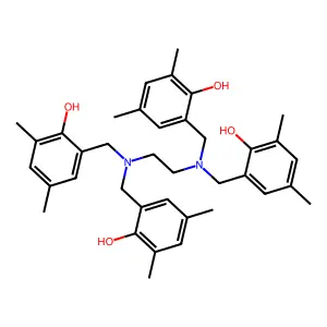 N,N,N',N'-tetrakis(2-hydroxy-3,5-dimethylbenzyl)ethylenediamine structure