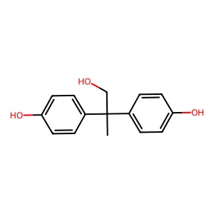 4-Hydroxy-beta-(4-hydroxyphenyl)-beta-methylbenzeneethanol structure