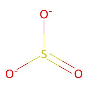 亚硫酸根离子 structure