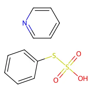 Pyridine; sulfosulfanylbenzene structure