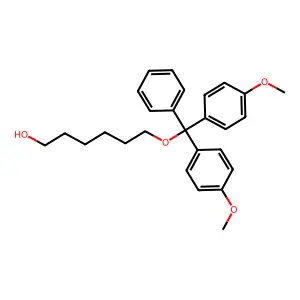 6-(Bis(4-methoxyphenyl)phenylmethoxy)-1-hexanol structure