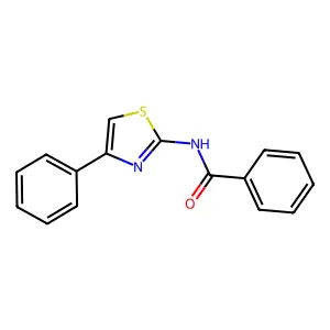 N-(4-Phenyl-thiazol-2-yl)-benzamide structure