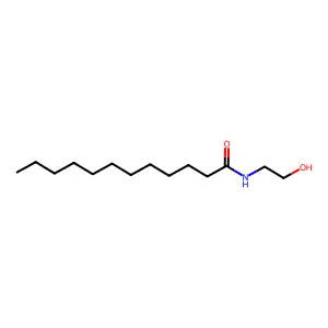Lauric acid monoethanolamide structure