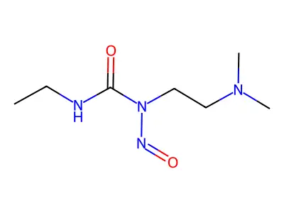 N-(2-(Dimethylamino)ethyl)-N'-ethyl-N-nitrosourea structure
