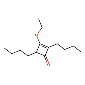 2,4-Dibutyl-3-ethoxycyclobut-2-en-1-one structure