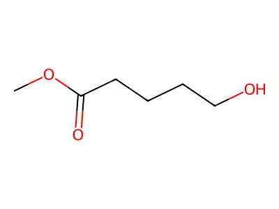 Pentanoic acid, 5-hydroxy-, methyl ester structure