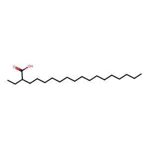 2-乙基十八烷酸 structure