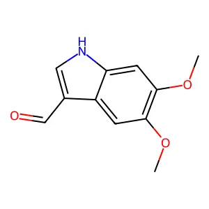 5,6-dimethoxy-1H-indole-3-carbaldehyde structure