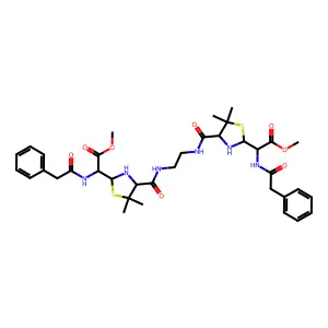 Penicillin Et(NH)2 Sym dimer structure