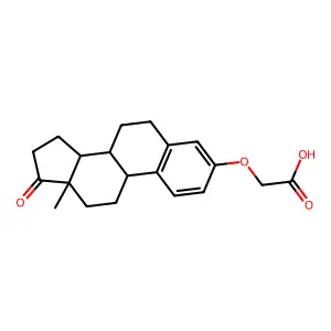 ((17-Oxoestra-1,3,5(10)-trien-3-yl)oxy)acetic acid structure