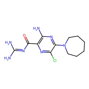 5-(N-己基亚甲基)阿米洛利 structure