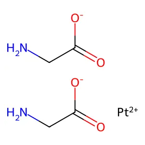 (SP-4-2)-Bis(glycinato-kappaN,kappaO)platinum structure