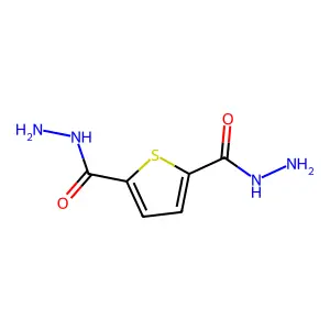 Thiophene-2,5-dicarbohydrazide structure