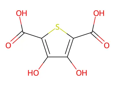 3,4-Dihydroxythiophene-2,5-dicarboxylic acid structure
