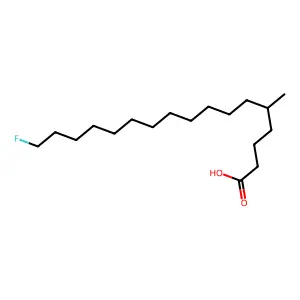 5-甲基-17-氟十七酸 structure