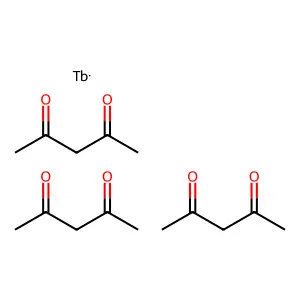 乙酰丙酮铽 structure