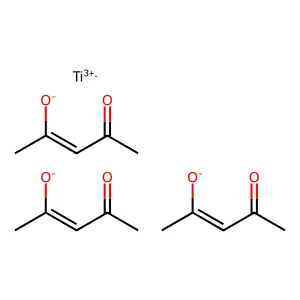 乙酰丙酮钛(III) structure