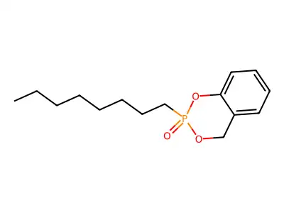 2-Octyl-4H-1,3,2-benzodioxaphosphorin-2-oxide structure