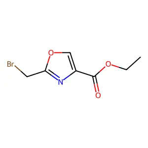 Ethyl 2-(bromomethyl)-1,3-oxazole-4-carboxylate structure