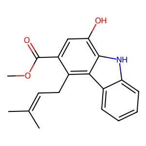 Clausine F structure