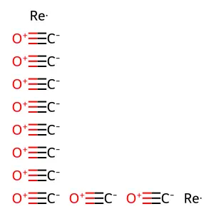 十羰基二铼 structure