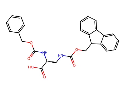 Z-D-Dap(Fmoc)-OH structure