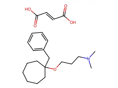 Bencyclane (fumarate) structure