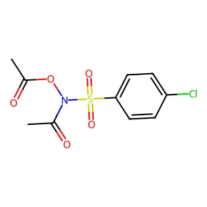 N-(Acetyloxy)-N-(4-chlorobenzene-1-sulfonyl)acetamide structure