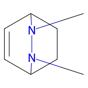 2,3-Diazabicyclo(2.2.2)oct-5-ene, 2,3-dimethyl- structure