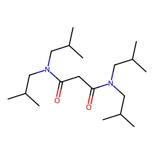 N,N,N',N'-Tetraisobutyl-malonamide structure