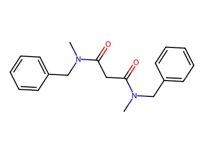 N,N'-Dibenzyl-N,N'-dimethyl-malonamide structure