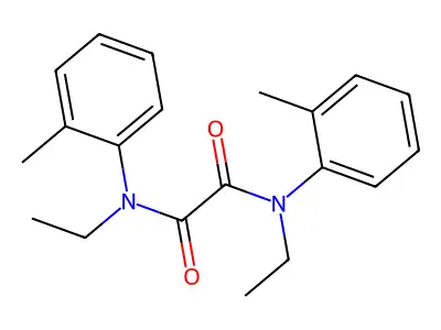 N,N'-Diethyl-N,N'-DI(O-tolyl)oxamide structure
